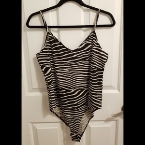 Zebra Stripe Bodysuit